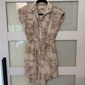 Floral Button-Up Dress